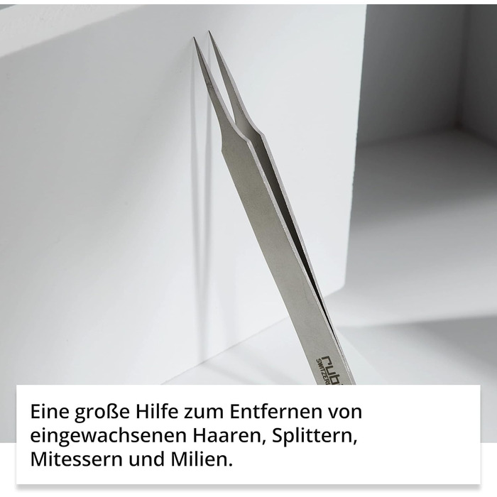 Пінцет для осколків, врослого волосся та чорних крапок гострий пінцет з нержавіючої сталі