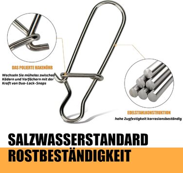 Риболовні двозамкові застібки з ящиком, поворотна застібка, поворотний карабін, аксесуари для риболовлі, поворотні аксесуари для риболовлі, поворотні аксесуари для риболовлі 000-10, 50/100 шт.