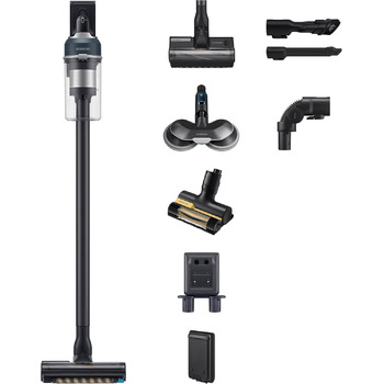 Акумуляторний пилосос Samsung Jet 85 Wet&Clean, 210 Вт, вкл. насадку для швабри та інші аксесуари, синій, VS20C85G7TB/WD 210 Вт Ру