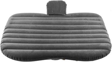 Надувне автокрісло Dioche, складне, дорожній матрац для заднього сидіння, багатофункціональне, з електричним повітряним насосом (чорне)