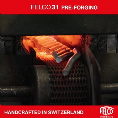 Садові ножиці FELCO 31 (ножиці для дерев, діаметр різання 25 мм, довжина 210 мм, садові ножиці для великих рук, з ковадлом, для правшів та лівшів) одинарні