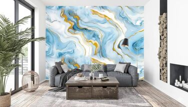 Самоклеюча вінтажна наклейка на стіну з ПВХ - Мармурова водонепроникна наклейка, що відклеюється та клеїться, для вітальні, кухні, ванної кімнати, офісу та комерційних приміщень (0,6 x 3 м) - 1 рулон (LK 145)