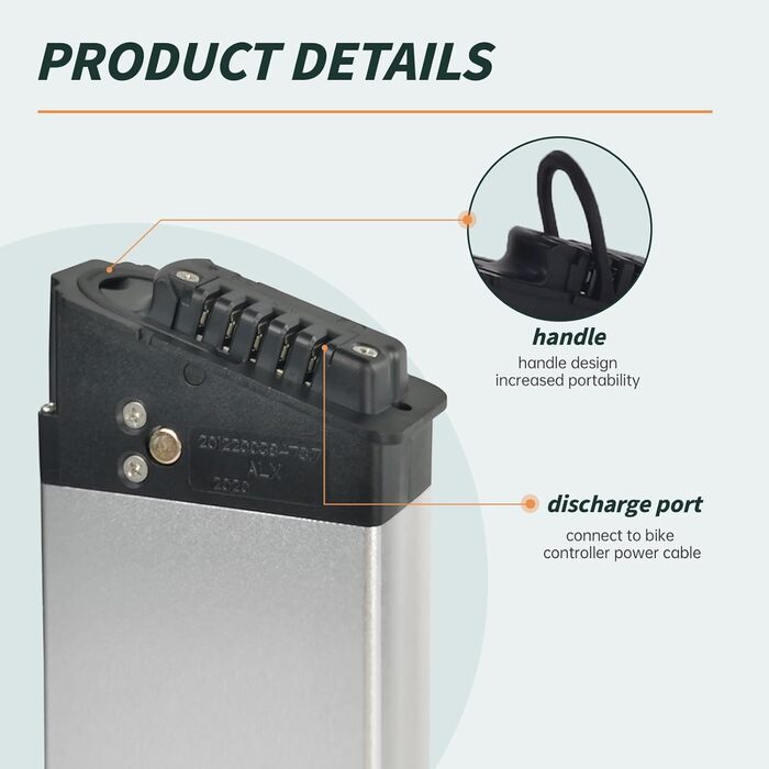 Акумулятор для електровелосипеда 48 В 12,8 Аг (DCH-006)