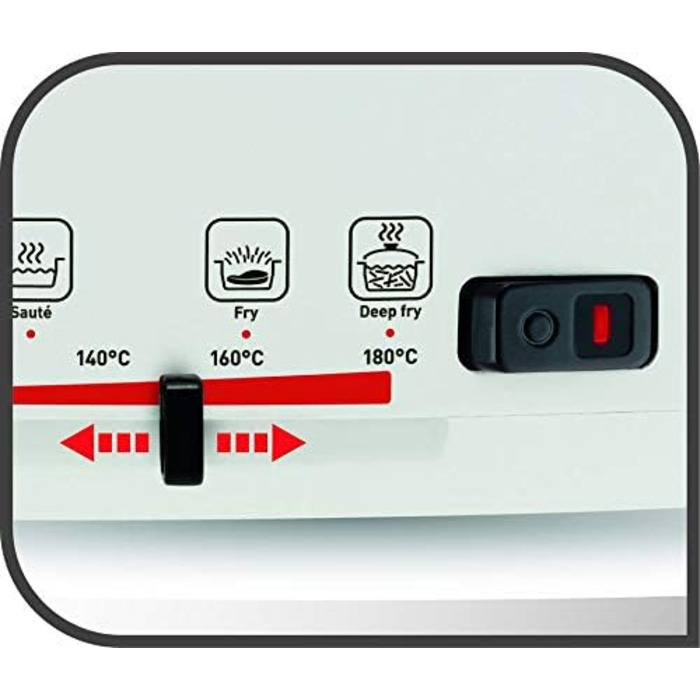 Багатофункціональна фритюрниця Versalio Deluxe 9-в-1 Вантажопідйомність 1,3 кг в т.ч. шпатель Печеня Смаження На повільному вогні Регульована температура Таймер Білий Сингл, 4950