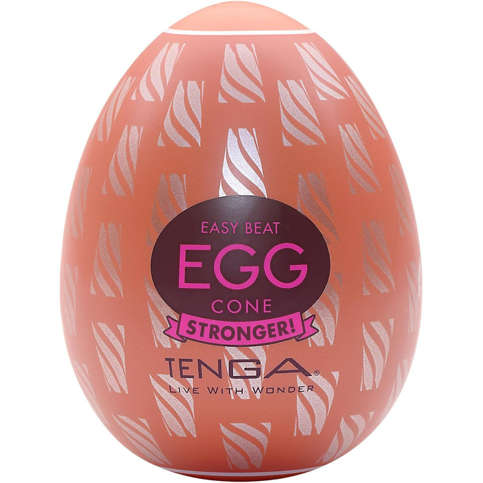 Mастурбатор TENGA EGG Hard Cone для чоловіків, одноразовий, в дискретній упаковці