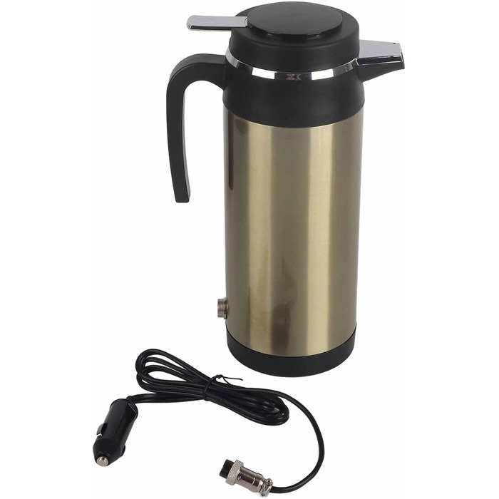 Вольт подорожній чайник чайник 12 вольт для автомобіля, 24 вольт 1 л з нержавіючої сталі електричний 12 вольт чайник автомобіль ва