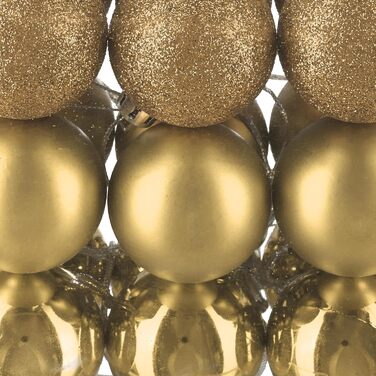 Різдвяні кульки наборі з 150 шт золоті Relaxdays