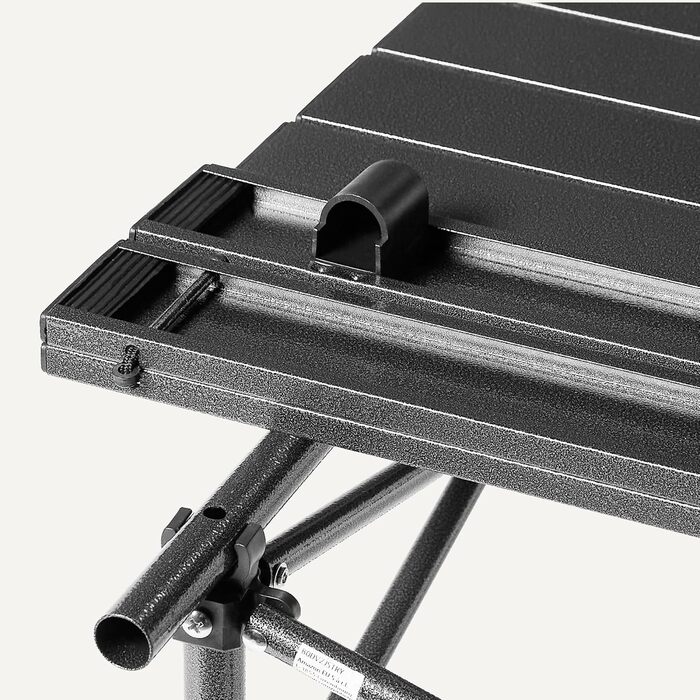 Кемпінговий стіл Storeo Basics, великий, 70,4 см (Ш) x 70,4 см (Г) x 69,9 см (В), чорний