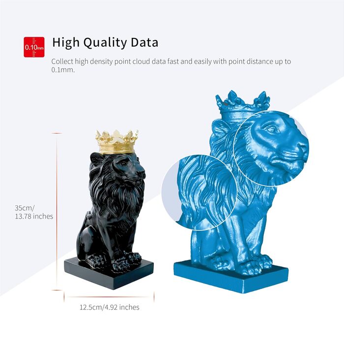 Сяючий 3D 3D сканер Einstar