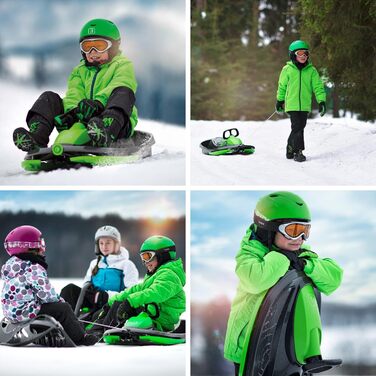 Снігохід Gizmo Riders Stratos Bob, двомісний, рожевий, 90 кг