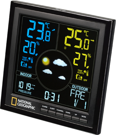 Метеостанція National Geographic VA Colour (Black) (9070600)
