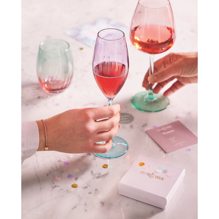 Набір келихів CD'A Swirly Spring, 4х470 мл (7224465)