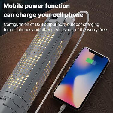 Акумуляторний кемпінговий ліхтар, портативний ліхтарик, телескопічний рибальський ліхтарик, телескопічна лампа