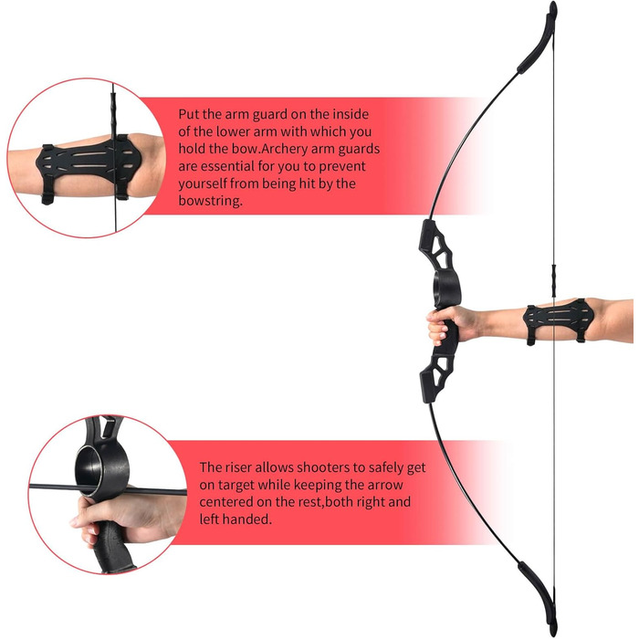 Набір лука та стріл VALYPANOR для юніорів – тренувальний лук 18 фунтів з аксесуарами
