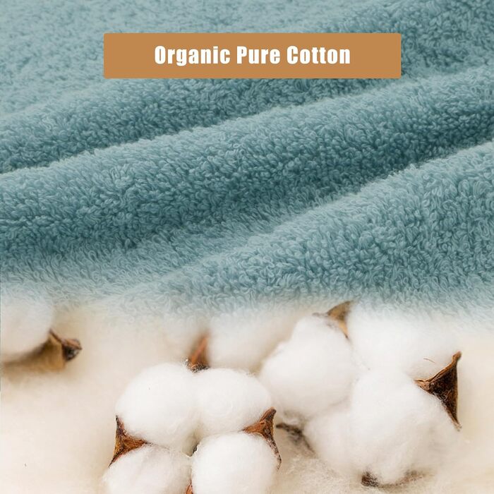 Набір рушників SEMAXE з 18 шт. включає 6 банних рушників, 6 рушників для рук, 6 фланелей, 100 бавовна, банні рушники з петельками