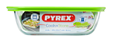 Форма з кришкою Pyrex Cook&Store, 25х22х7 см (7092359)