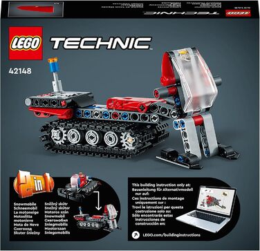 Конструктор LEGO Technic 42148, 2-в-1 Снігоприбиральна машина, 178 деталей