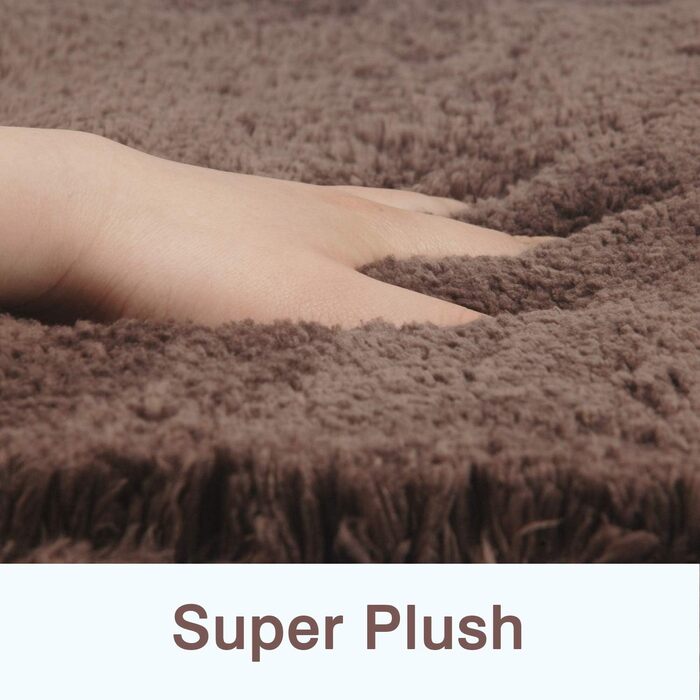 Килимки для ванної з високим ворсом 70X120 см, що миються в машині, килимок для ванної з водопоглинаючою, м'якою мікрофіброю для в