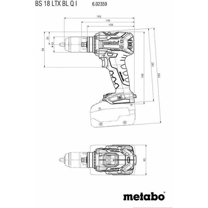 Акумуляторний дриль-шуруповерт 18В 2 шт. LiHD зарядний пристрій ASC 145 - пластиковий кейс 602359770, 18 LTX BL Q I