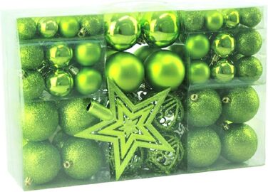 Різдвяних кульок та зірка на верхівці ялинки зеленні Geschenkestadl