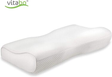 М&39яка подушка з піни з ефектом пам&39яті Велика ергономічна подушка-метелик подушка для підтримки шиї для сну на боці, виготовлена з в&39язкопружної піни