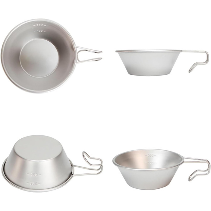 Барбекю, пішохідний, кемпінговий кухоль, нержавіюча сталь, кемпінговий кухоль, штабельований, підвісний, супова миска, посуд для пікніка, міцний, штабельований, підвісна супова миска