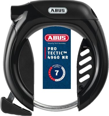 Замок для рами ABUS PRO TECTIC 4960 NR - велосипедний замок для кріплення до рами велосипеда - скоба товщиною 8,5 мм - рівень безпеки ABUS 7 - чорний одинарний