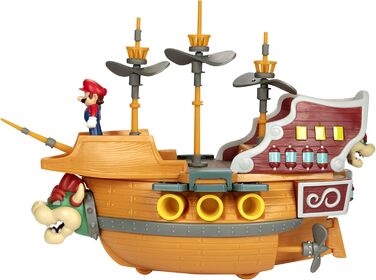 Ігровий набір SUPER MARIO Deluxe Дирижабль Боузера з фігуркою Маріо
