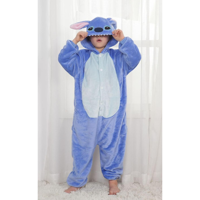 Кігурумі Стіч, фліс, на ґудзиках 10–12 років