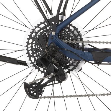 Електричний велосипед для чоловіків та жінок, двигун із середнім приводом 90 Нм, акумулятор 36 В, насичений синій 45 см - 711 Втгод, 8.0i