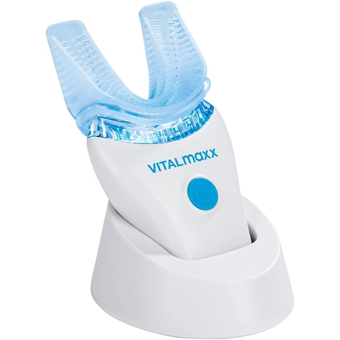 Зубна щітка VITALmaxx Sonic 360 автоматична 3в1 6 шт. 3,7 В білий