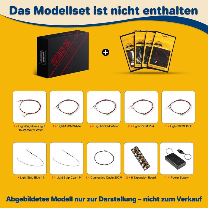 Комплект світлодіодного освітлення для LEGO Icons "Орхідея" (10311)