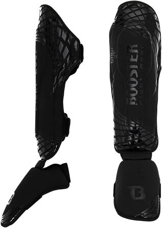 Щитки для гомілок Booster Fightgear Cube Black - Щитки для гомілок, муай-тай, ММА, кікбоксингу, бойових видів спорту та спарингу