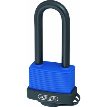 Замок навісний ABUS Aqua Safe 70IB/45HB63 прозорий (6402) однаковий ключ та висока дужка стійкий до погодних умов дужка з нержавіючої сталі для додаткового захисту від корозії пластикове покриття рівень безпеки ABUS 5, 45 мм / висота дужки 63 мм