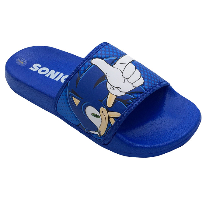 Їжак Сонік, шльопанці для хлопчиків або дівчаток, сині, розмір 28-37 EU 33 EU, сині