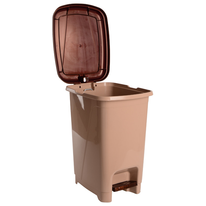 Корзина д/сміття VIOLET HOUSE 0156 Beige з педал. 8 л (0156 Beige 8 л) (7246359)