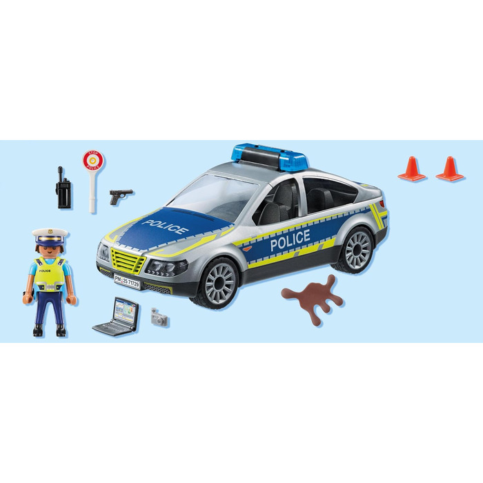 Патрульний автомобіль поліції З фігуркою поліцейського Машинка з проблесковим маячком Для дітей від 4 років 71729