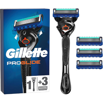 Волога бритва Gillette ProGlide чоловіча, бритва 4 леза бритви з 5-кратним лезом, подарунок для чоловіків Alt (1 упаковка)