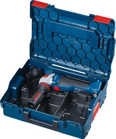Акумуляторна кутова шліфувальна машина Bosch Professional 18V System GWS 18V-10 (Ø диска 115 мм, вкл. L-BOXX, без акумулятора/заря