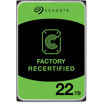 Внутрішній жорсткий диск Seagate Exos X22 22 ТБ відновлений заводським способом 3,5 дюйма SATA 6 Гбіт/с 512 МБ, ST22000NM000C (відновлений)