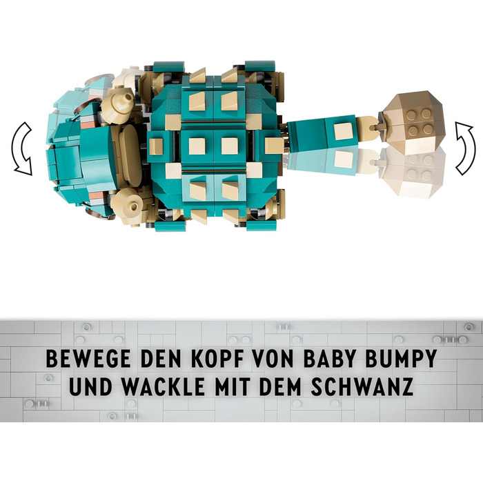 Збірний іграшковий динозавр для шанувальників Jurassic World New Adventures, подарунок для хлопчиків і дівчаток від 7 років 76962