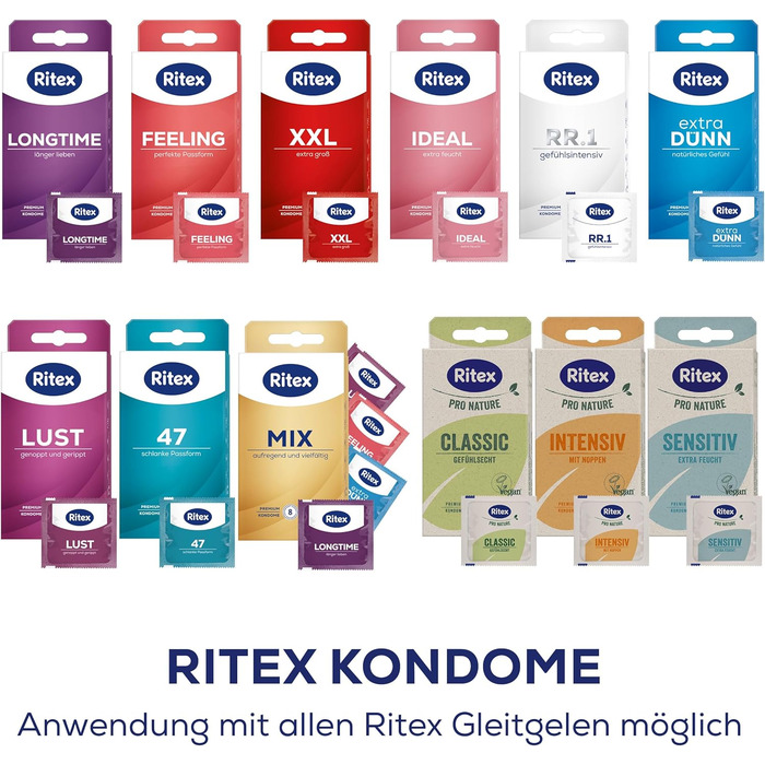 Презервативи Ritex XXL, збільшені, 16 шт