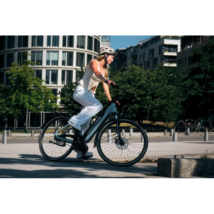 Електричний велосипед для чоловіків та жінок, розмір рами 43 см, 688 Втгод, двигун із середнім приводом 65 Нм, акумулятор 36 В 43 см - 688 Втгод CITA 2404, 2404 Active