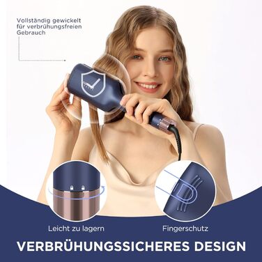 Стовбури русалки для волосся, плойка для великих локонів 32 мм, бігуді PARWIN PRO BEAUTY -Hair Curler, стайлер для завивки волосся