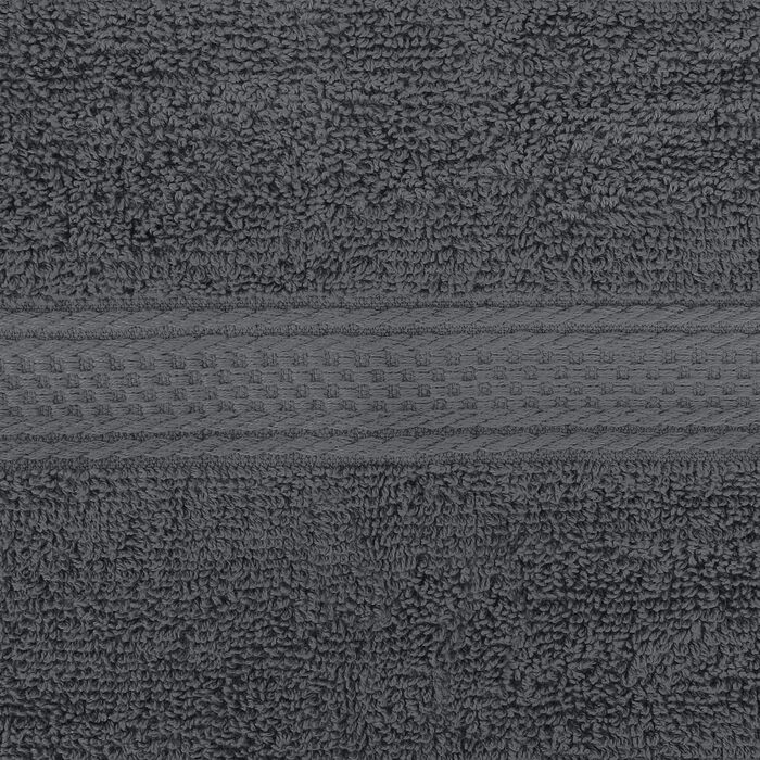 Набір бавовняних рушників - 100 бавовна ультра м'який і дуже абсорбуючий, 471 см - Упаковка з 6 шт. (сірий)