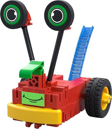 Набір fischertechnik 559889 ROBOTICS Early Coding конструктор для дітей від 5 років, набір для створення 3 моделей роботів, програмування, двигуни та сенсори