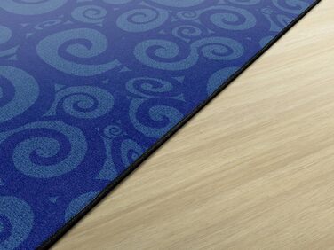 Дитячий килимок з візерунком вихор, 1,8 м х 2,4 м, синій, 389-32A