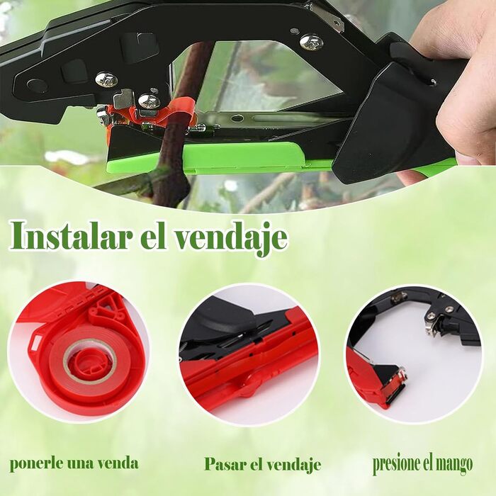 Машина для обв&39язування винограду з червоно-синьою стрічкою, машина для обв&39язування помідорів, для обв&39язування помідорів, винограду, квітів, овочів (B) 1