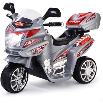 Дитячий електромотоцикл DREAMADE 6V, дитячий мотоцикл, дитячий транспортний засіб з музичним клаксоном і фарою, електромотоцикл дл