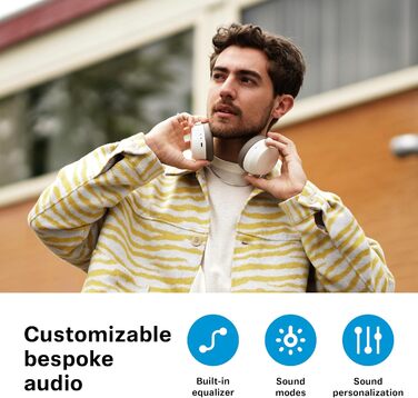 Бездротові навушники Sennheiser Consumer Audio Momentum 4 - Bluetooth-гарнітура для кришталево чистих дзвінків з адаптивним шумоза